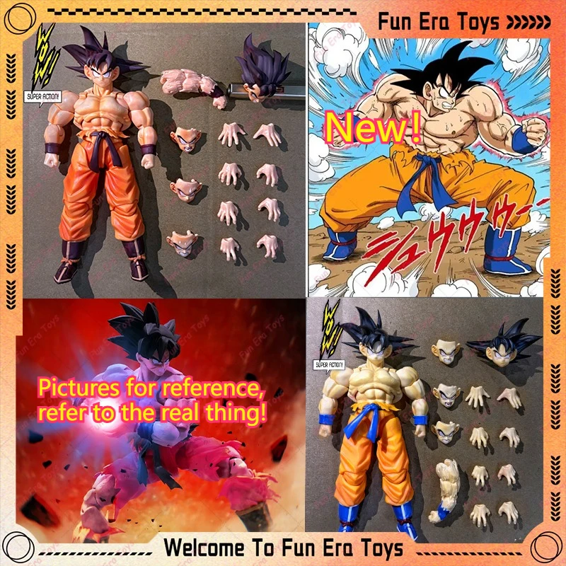 

Новый продукт Dragon Ball Z Wow Hyper-Articulated First World Battle: Kaioken Goku 1/12 Шарнирная фигурка Модель Статуя Игрушка в подарок