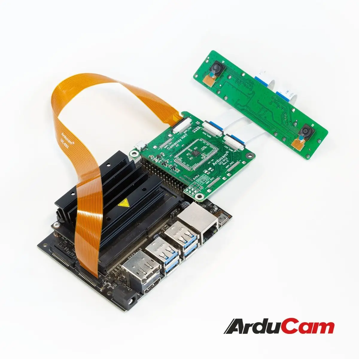 Arducam 5MP Synchronized Stereo Camera Bundle Kit for Jetson Nano