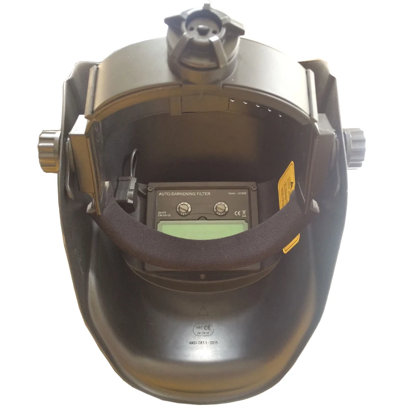 TRQ China factory manufactures 1112 automatic dark PP custom welded helmet masks