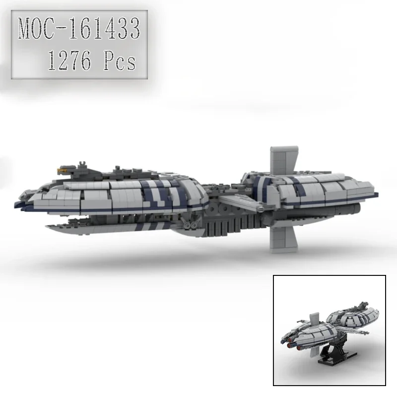 New MOC-161433 1276 Pcs Model Building Kit Building Blocks Self-Locking Bricks DIY Children's Toys Holiday Gifts