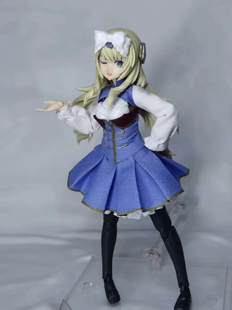 P3-5 Custom 1/12 Female Clothes Maiden Riding Dress Model for 6