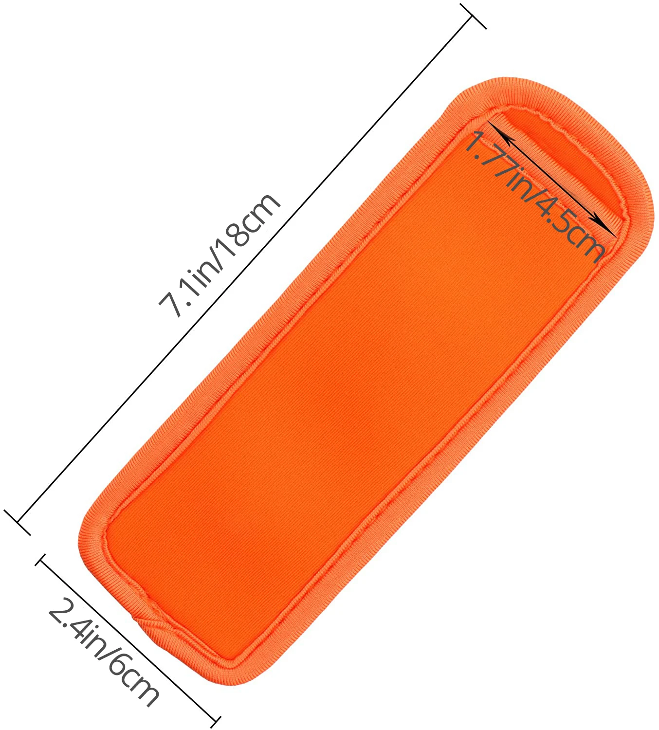 2 pezzi maniche in Neoprene per ghiaccio Pop riutilizzabili antigelo porta ghiaccioli borse maniche isolanti per gelato per bambini e feste in spiaggia