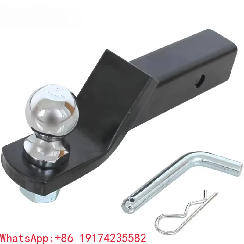 Trailer Hitch Mount with 2 Inch Ball and Pin  Fits 2 Inch Receiver 2 Inch Drop 7500 Lbs Capacity Tow Bar