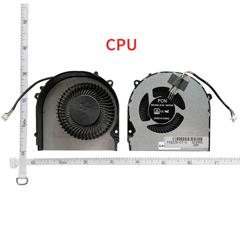 Laptop Cpu Gpu Cooling Fan For HASEE G8-CT7NK Z8-CA5NB CA5NP TA5NS CNH5S01 CU5NA/CU5NS/CU7NA/CU7NK/CU7NS/CT7NT T58-VR36