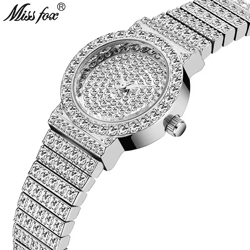 Women Quartz Watch Fashion Bling Casual Ladies Watch Female Quartz Gold Watch Crystal Diamond Leopard For Women luxury Clock