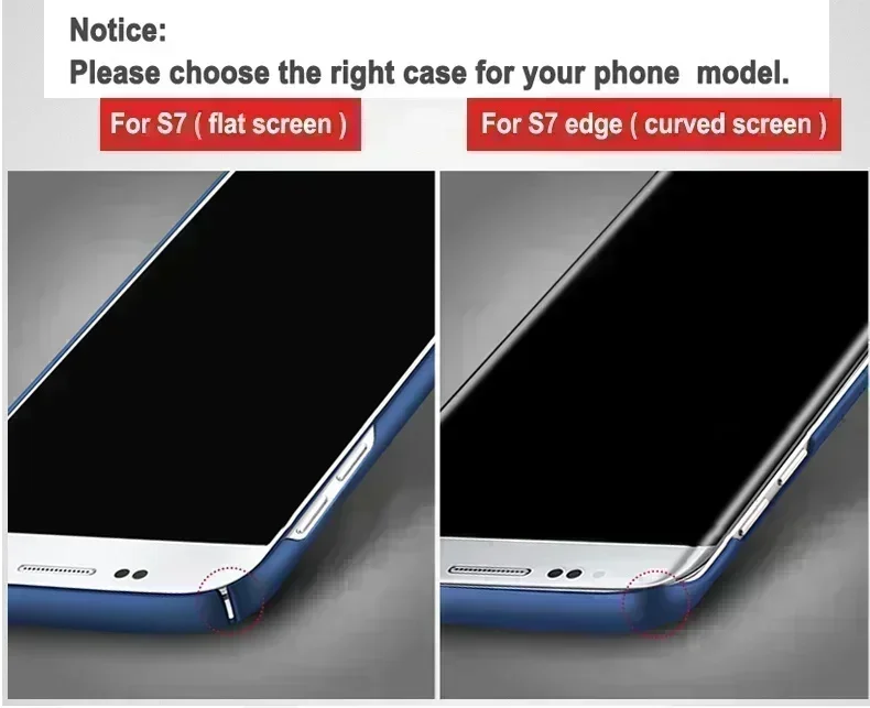 For Samsung S7 Edge Case ZROTEVE Ultra Thin Hard PC Matte Cover For Samsung Galaxy S7 Edge S8 Plus S 7 8 Shockproof Phone Cases