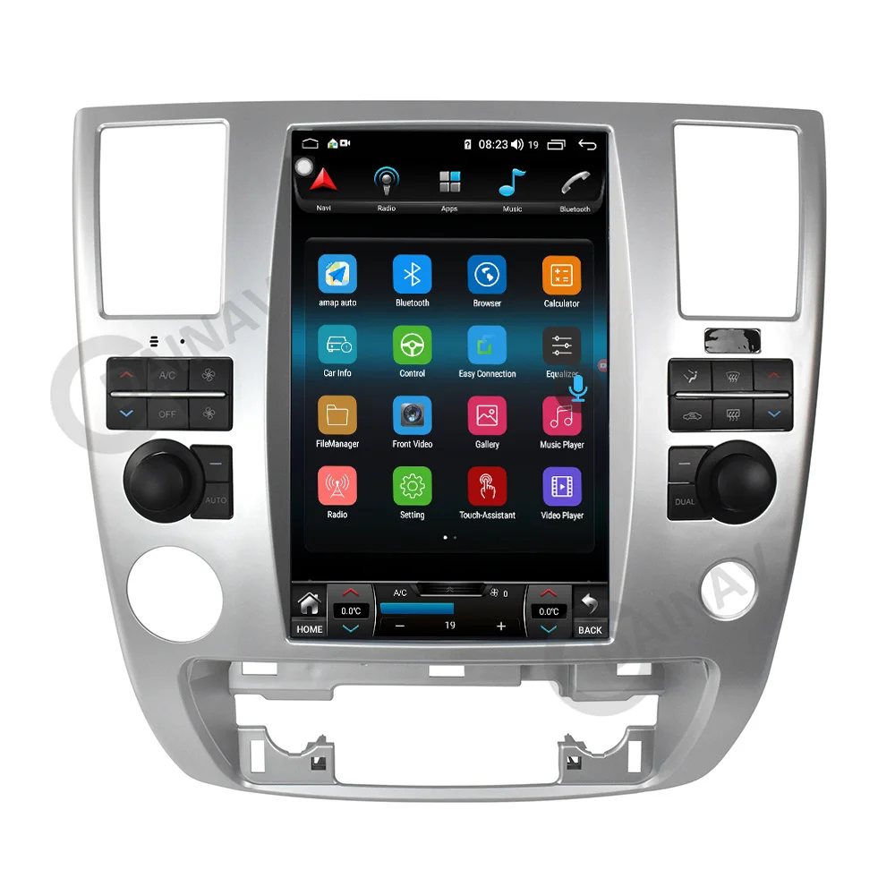 Tesla carplay Car audio For Nissan armada 2007 2008 2009 2010 android car stereo video players Radio Tape Recorder head unit