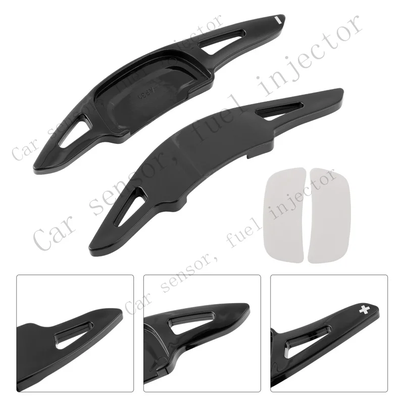 Q+ Steering Wheel Paddle Shifter Extension For Mazda 3 CX-30 Black FW