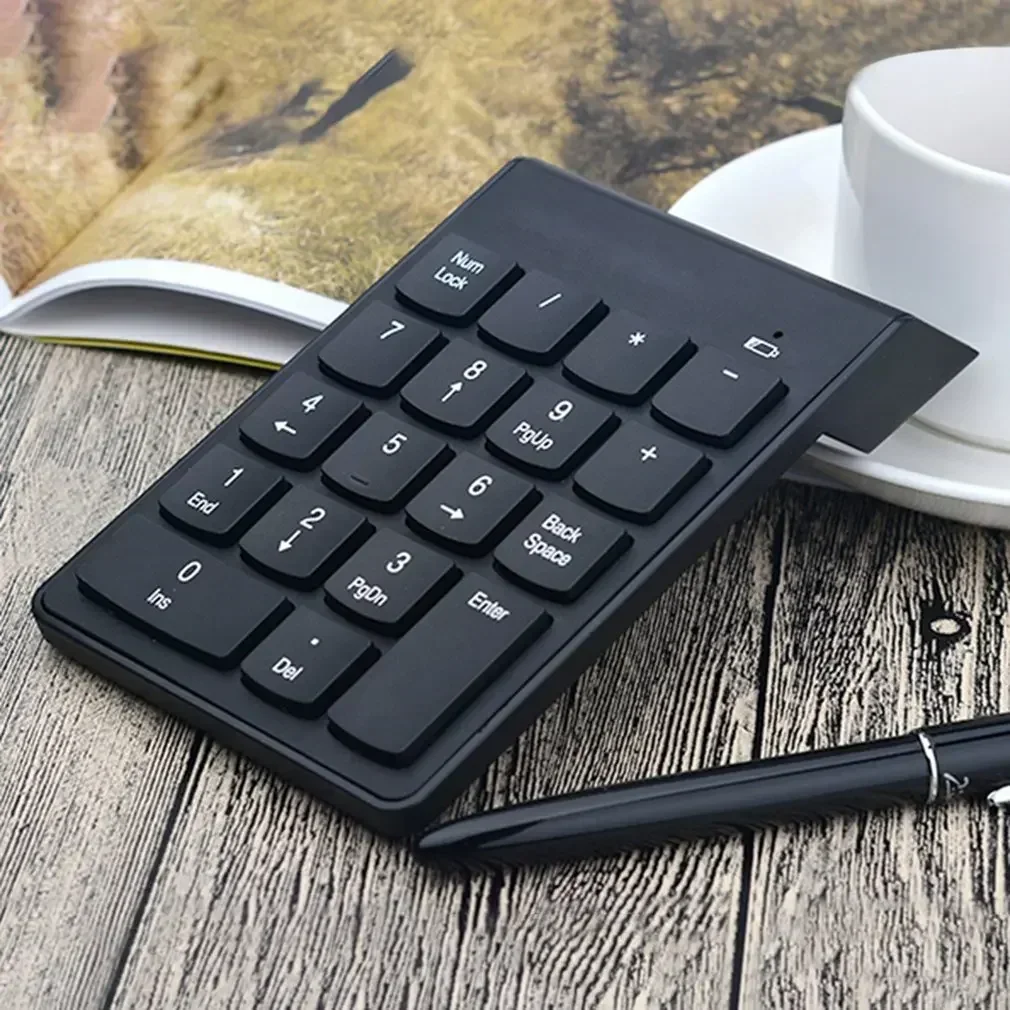 New 2.4G Wireless Keyboard Mini Digital Number Keypad for Accounting Finance 18 Keys Numeric Smart Keypad For Laptop Notebook