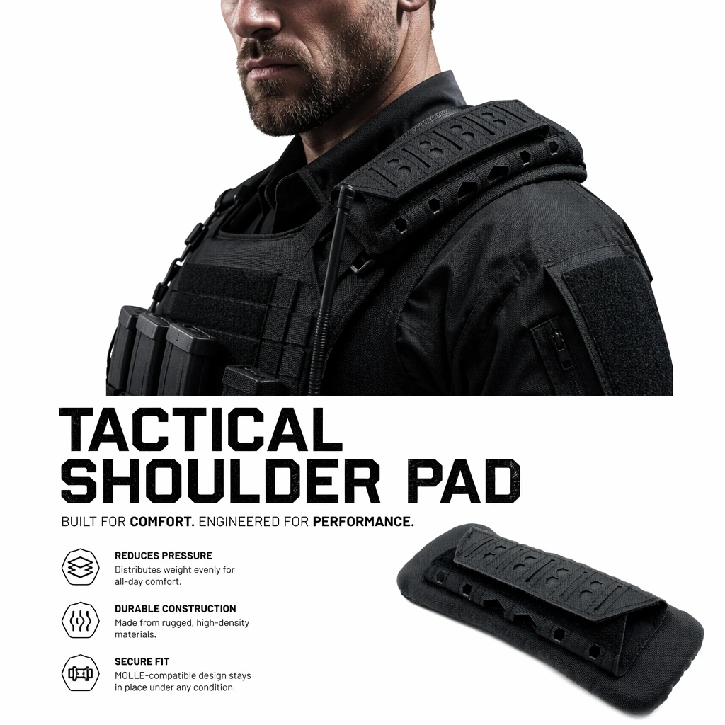 Breathable Padded Outdoor Multifunctional Non-Slip Shoulder Pad for Backpack Shoulder Straps Adjustable Shoulder Bag Straps