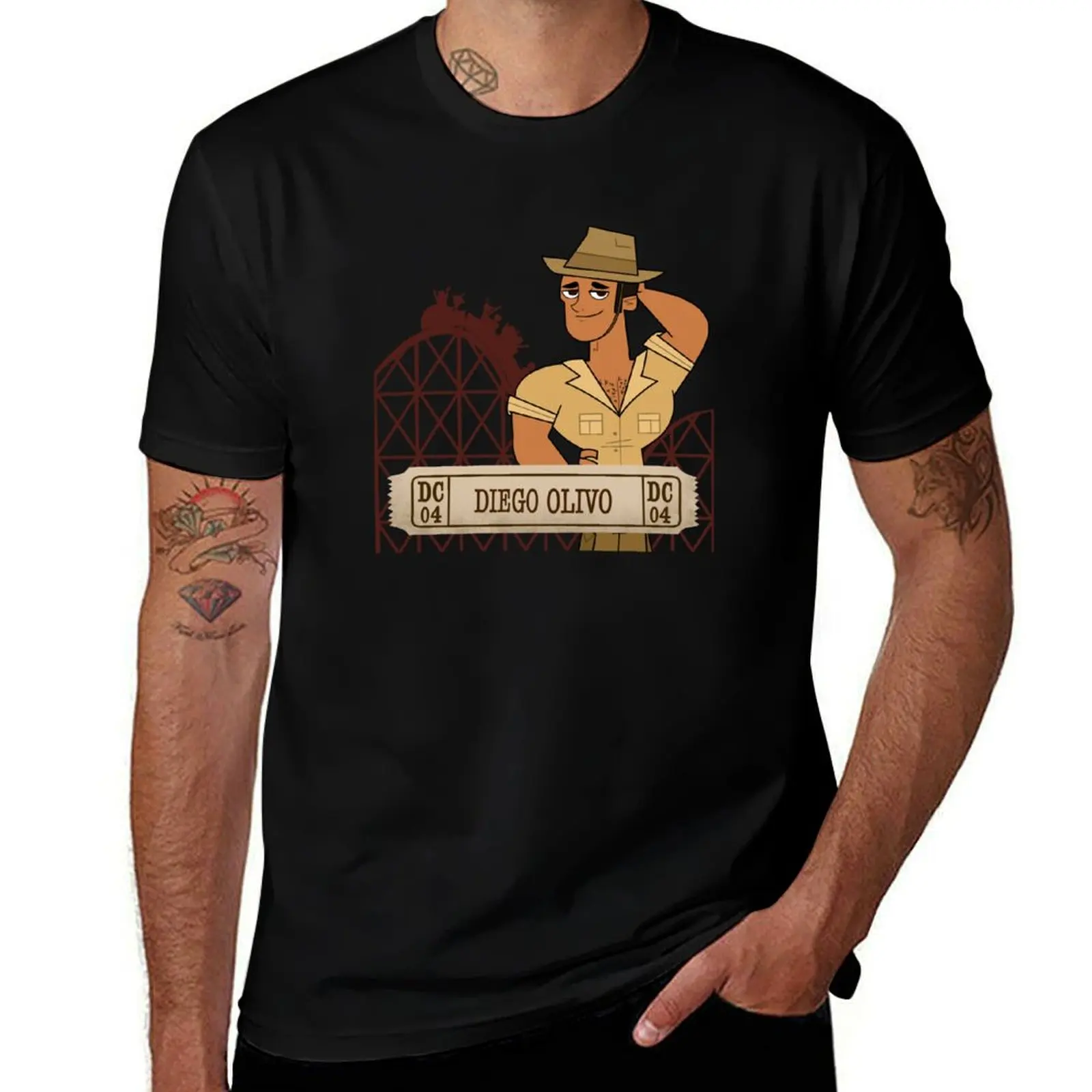 

Diego Olivo, Disventure Camp Carnival Of Chaos, Adventure Camp T-Shirt quick-drying blanks t shirt men 100℅ cotton