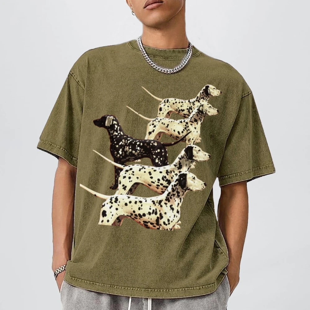 Casual Classic Cotton Printed Tshirt Unisex Streetwear Basketball Clothes New Casual Plus-size Loose All-match Tees Female Tops