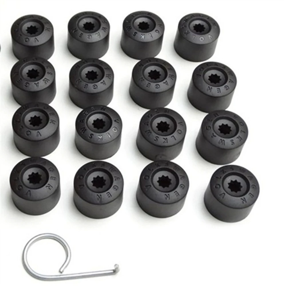 

20pcs Decorative Tyre Wheel Nut Bolt Head Cover Cap Wheel Nut Auto Hub Screw Cover Protection Dust Proof Protector