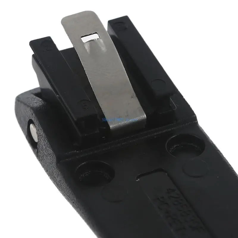 L4MA Black Spring Action Belt Clip for EP450 DEP450 GP63, GP68 Two-Way Radio