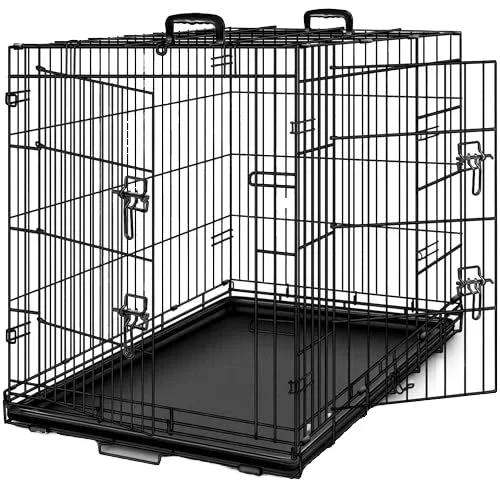 

DIY Wired and Foldable Heavy Duty Dog Crate Large Dog Cage Strong Metal Dog Kennels