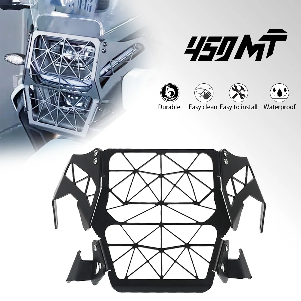 

FOR CFMOTO 450MT 450 MT 2024 Headlight Grilles Guard Protector Motorcycle Headlamp Front Light Protection Cover 2025 2026 MT450