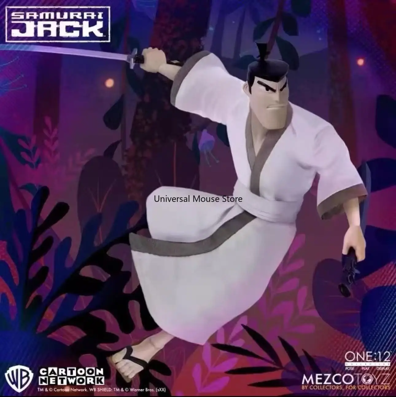 Em Estoque Figura de Ação Mezco One:12 Samurai Jack