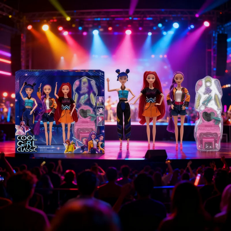 2025 Kpop شيطان الصيادين دمية فينيل رومي ميرا زوي عمل أرقام أنيمي جمع نموذج ديكور الحفلات لعبة أطفال بنات هدية الكريسماس #2