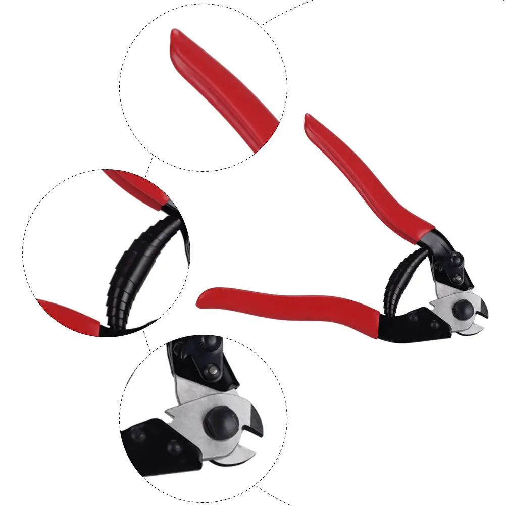 

1 шт. Кусачки для обрезки тросов, инструмент для горных велосипедов, для тормозных и внутренних тросов, прочный, легкий велосипедный инструмент