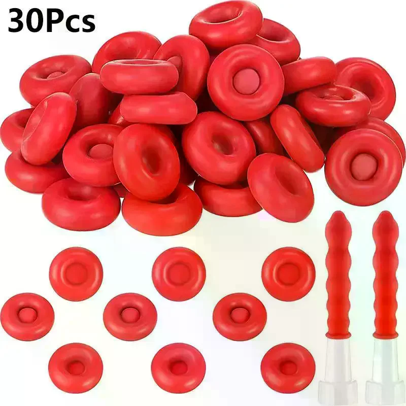 10-100Pcs Caulking Nozzle Cap Red Caulk Saver Tube Cover For Sealing Preserving Finishing Construction Tools