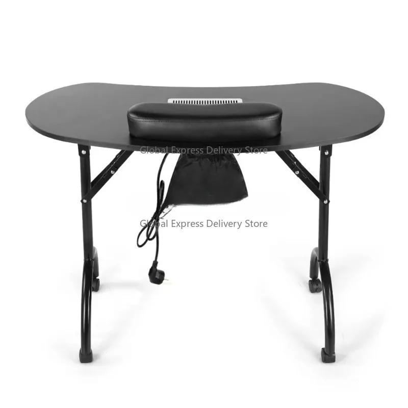 

Wholesale Cheap Nail Salon Furniture Foldable Desk Minimalist Style Manicure Table with Dust Collector
