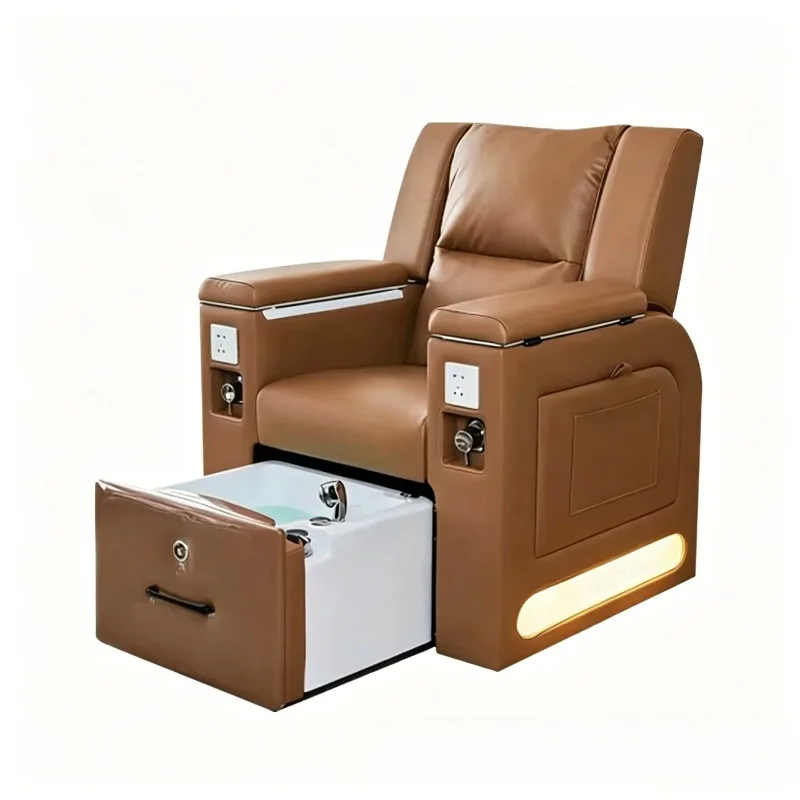 Electric foot bath sofa chair electric massage foot washing sofa chair multi-functional foot bath chair manicure sofa