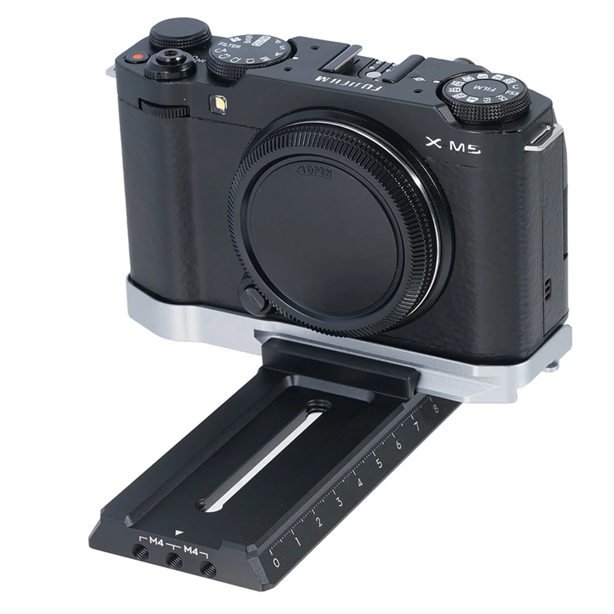 X61A_JLwin voor Fuji Camera Quick Release Plate Quick Release Plate Zwart