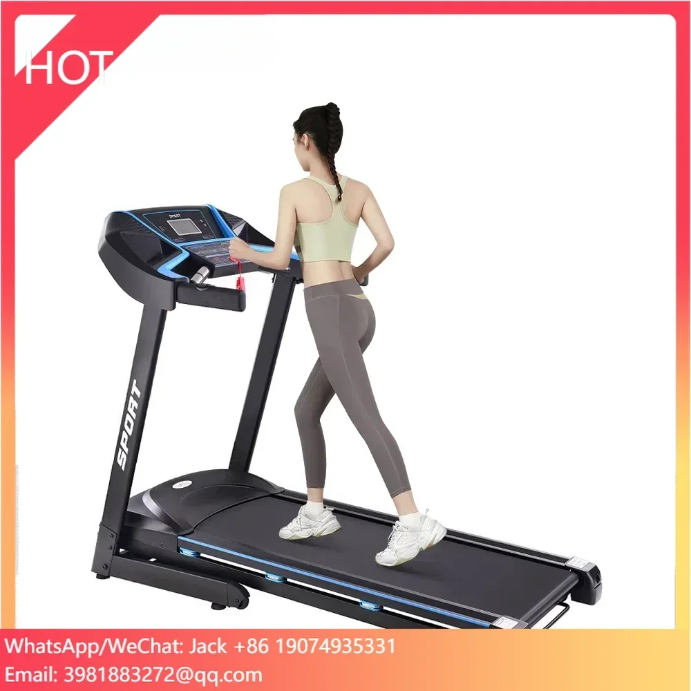 

new electric treadmill fitness 2.0 auto incline motorized dc motor for treadmill home body building treadmill fitness
