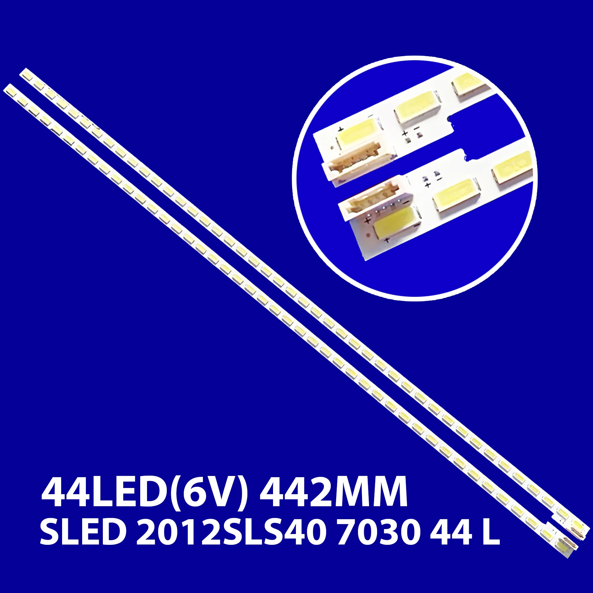 

Комплекты панелей подсветки телевизора SLED 2012SLS40 7030 44 L/R REV1.1 полоса подсветки для Sony KDL-40EX640 KDL-40EX653 KDL-40HX650 ленты