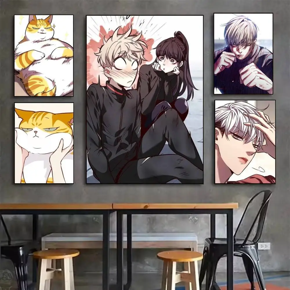 Eleceed Manga   Poster Waterproof HD Art Wall Decal Self-Adhesive Print