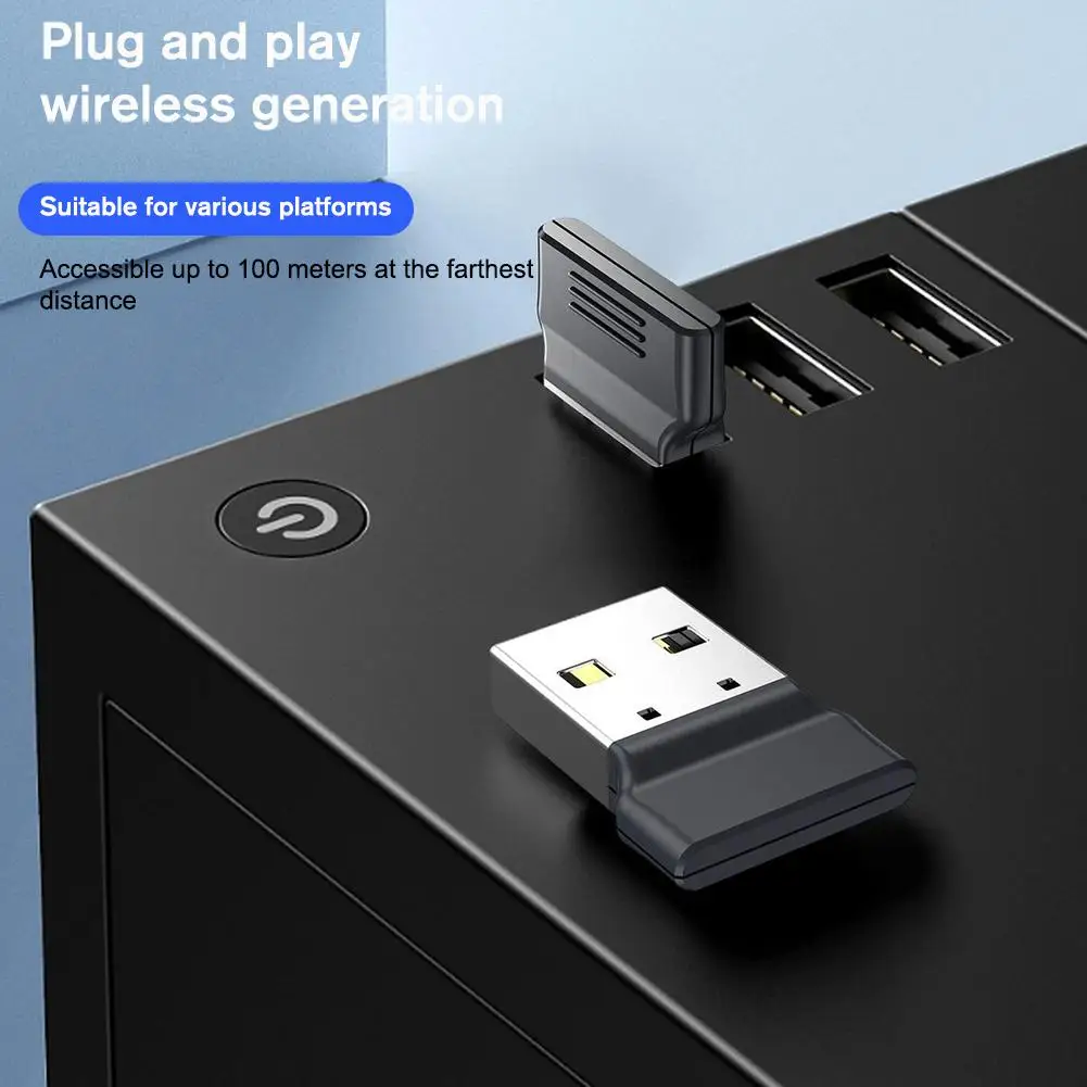 Bluetooth Adapter 5.4 One To Five Desktop Computer Keyboard Printer Mouse USB And Audio Module Earphone P6K6