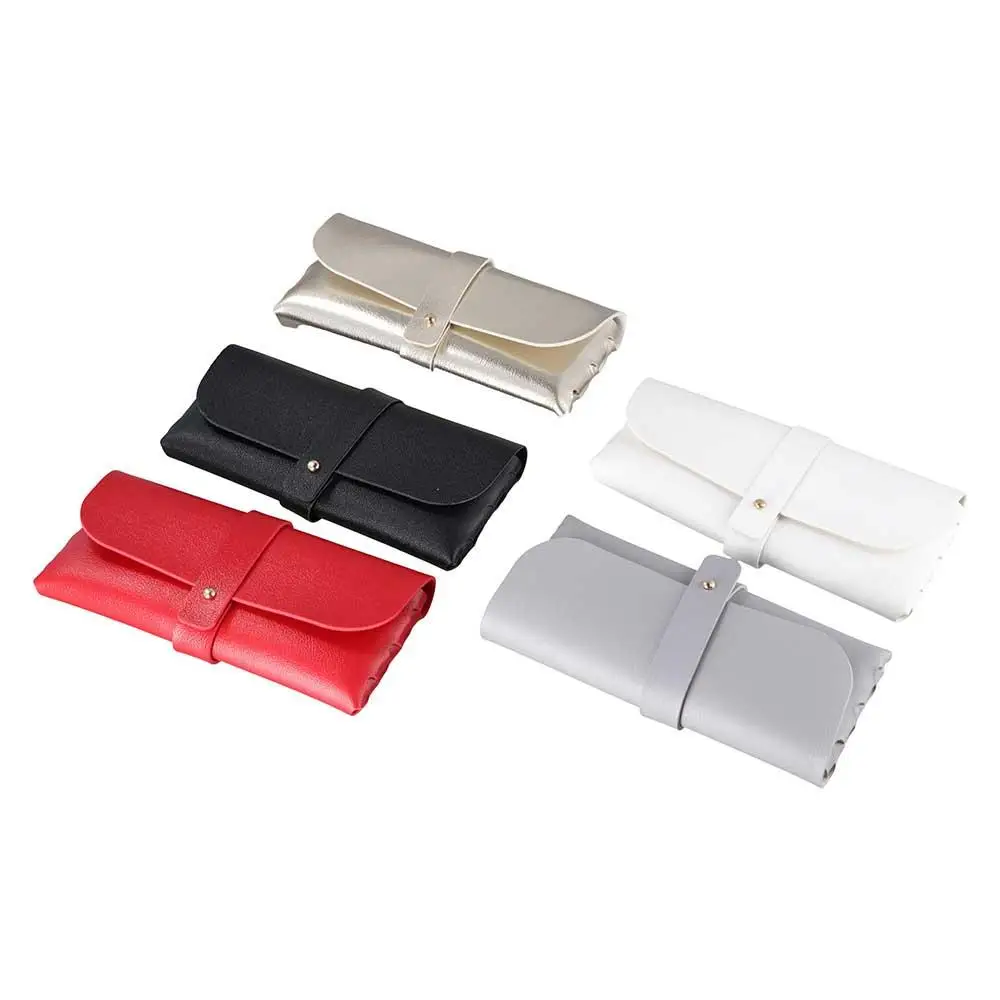 Portable Fashion Glasses Accessories Unisex Eyewear Case Glasses Storage Sunglasses Bag Glasses Box PU Leather