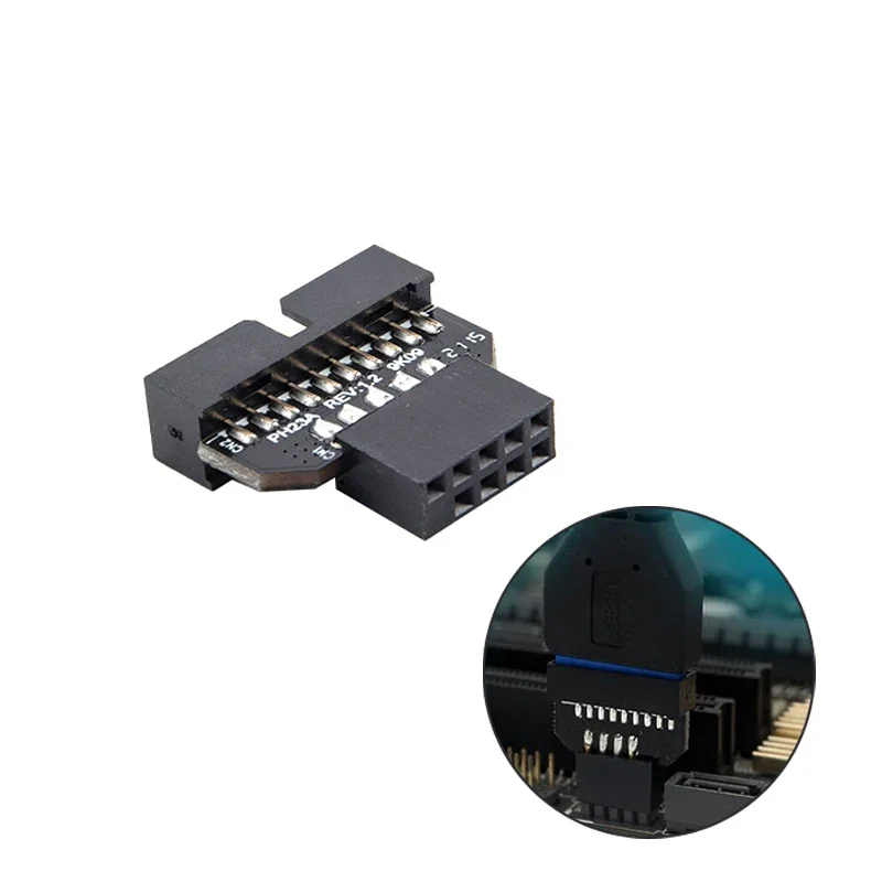 Professional PC Hardware Cables & Adapters: USB 2.0 9pin to USB3.0 19p/20p Adapter