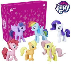 Hasbro My Little Pony Action Figures Twilight Sparkle Fluttershy Pinkie Pie Rainbow Dash Apple Jack Rarity Doll Toy Collection