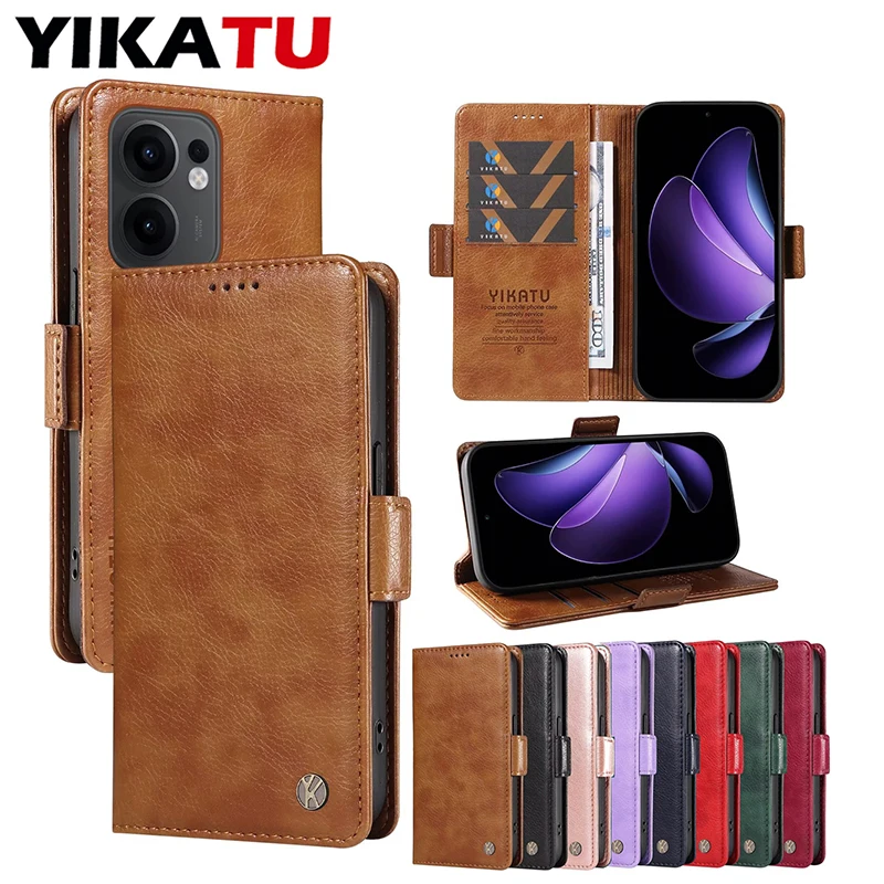 Luxus-Leder-Brieftaschen-Handyhülle für OnePlus 12R 13R 13T ACE 3V 5 Pro, magnetische Flip-Standhülle für OnePlus Nord 4 CE4 Lite Taschen