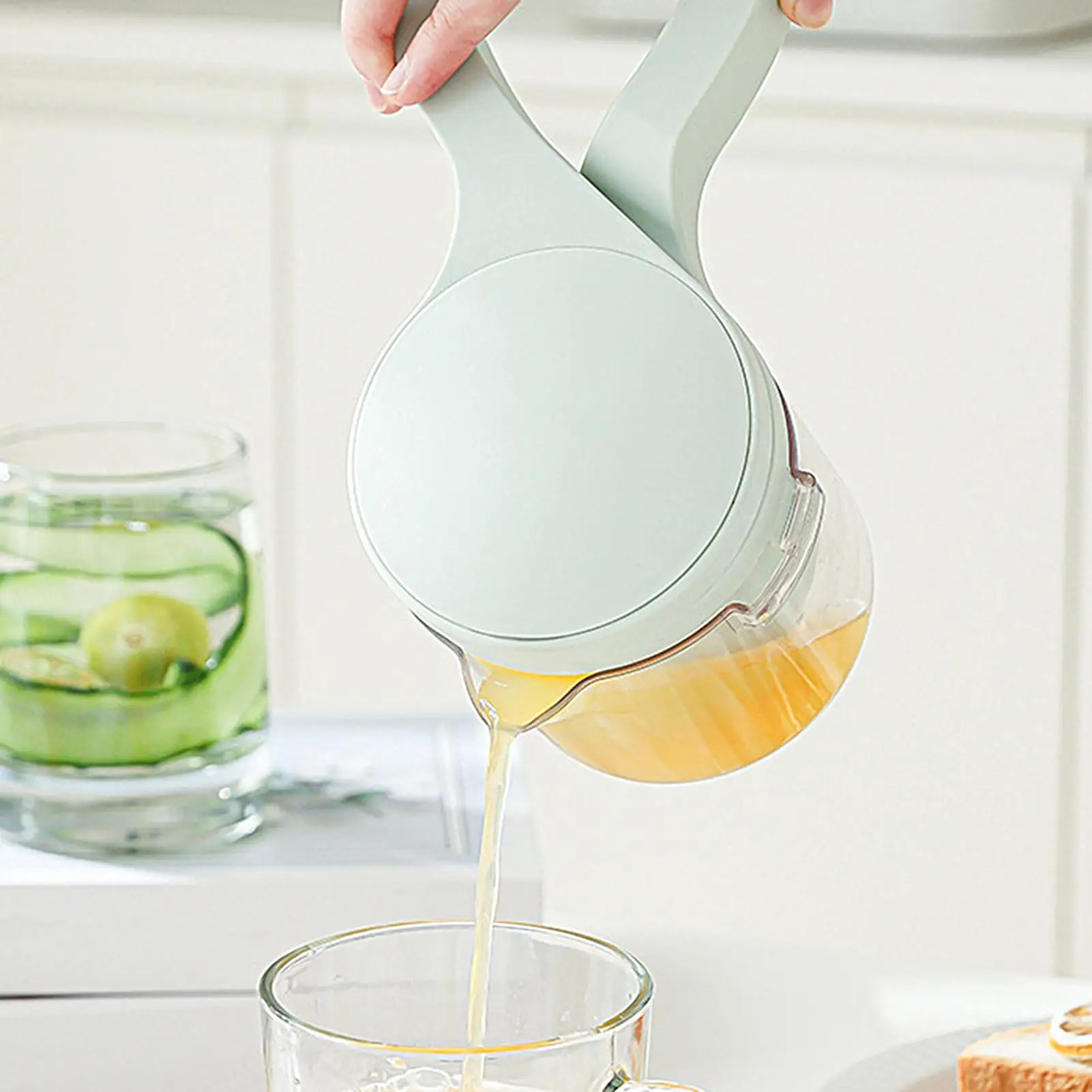 Manual Lemon Juicer With Measuring Cup Vegetable Fruit Lime Squeezer Kitchen Lemon Press Extractor For Orange Lime Cane Tomato