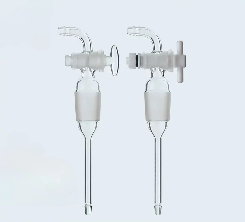 discharging piston valve rotary steaming feeding pipe 19 #24 #rotary evaporator accessories four-way bottle matching