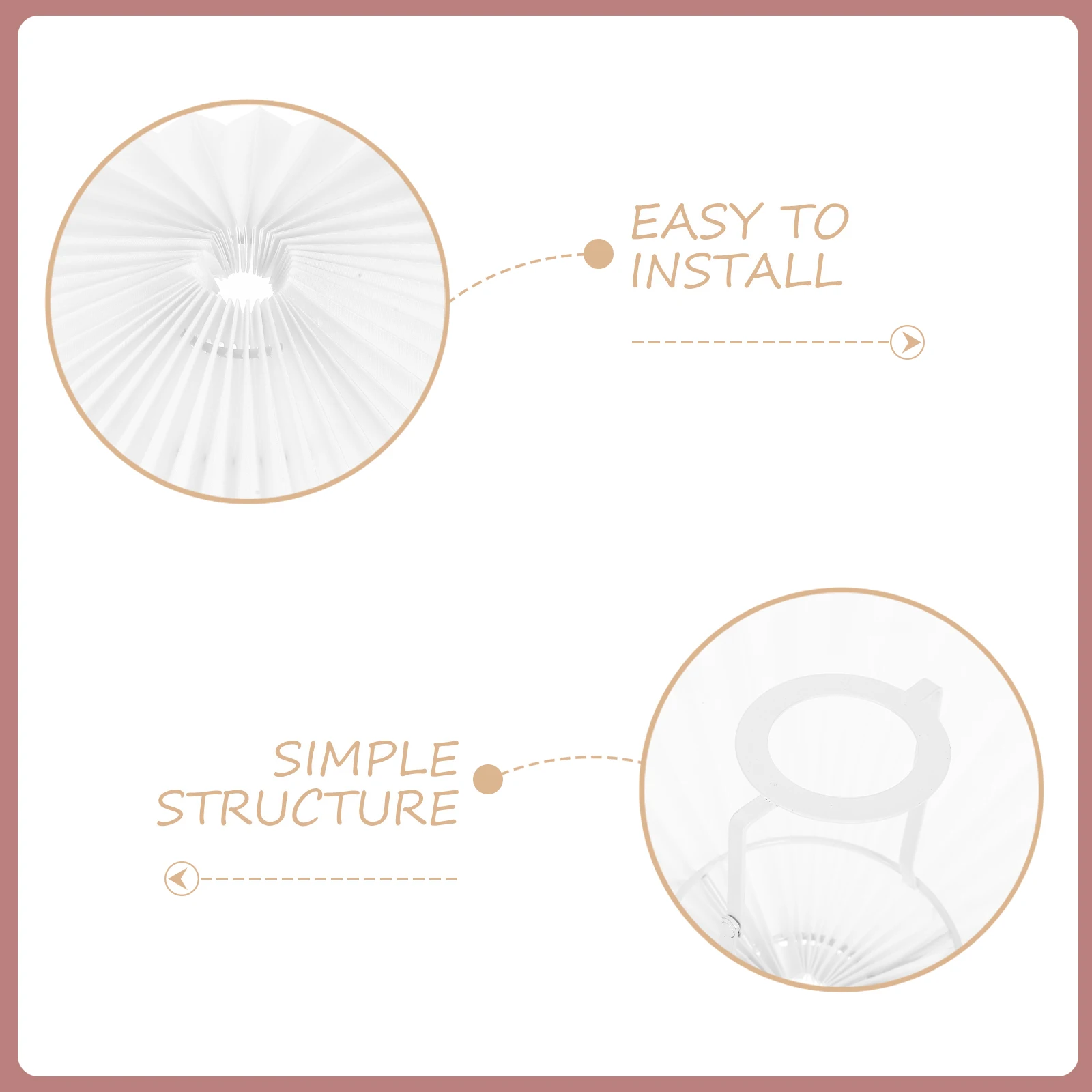 

Umbrella Shaped Lamp Shade 30Cm Cloth For Table Lamp Rustic Decorative Replacement Modern Simple Lighting Accessories