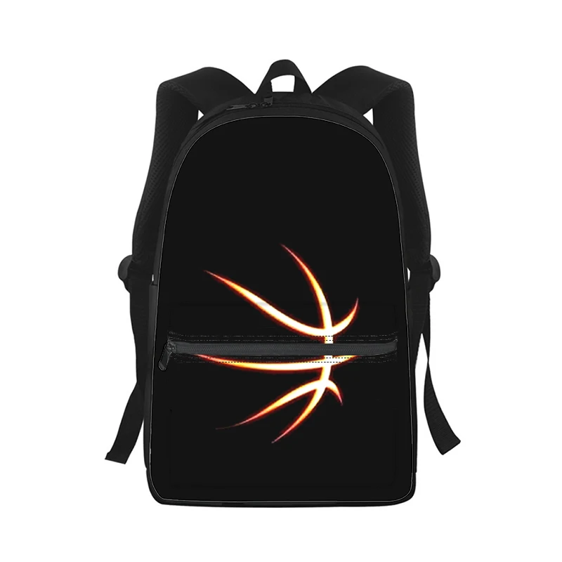 Basketball Männer Frauen Rucksack 3D-Druck Mode Student Schult asche Laptop Rucksack Kinder Reise Umhängetasche