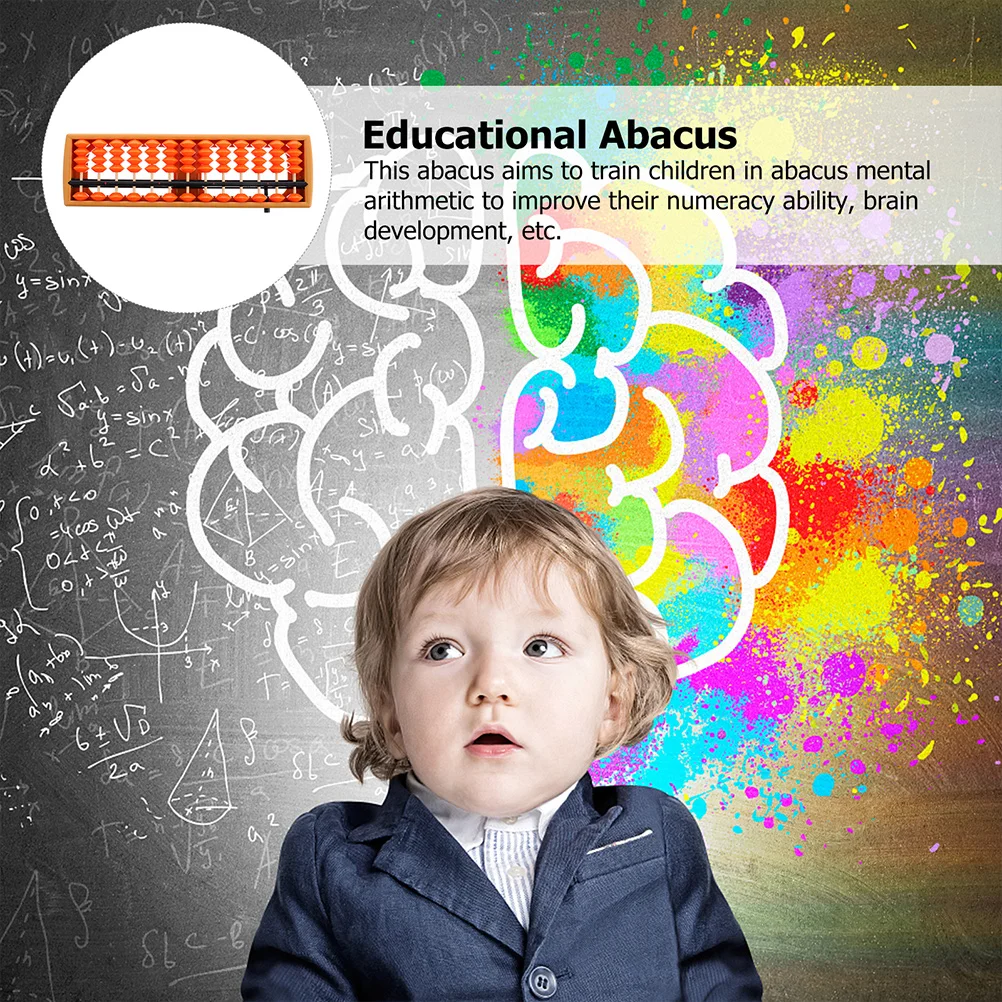 

Abacus Calculation Frame Bead Arithmetic Disk ABS Kids Tools Child Chinese Style Educational Toy for Students Children