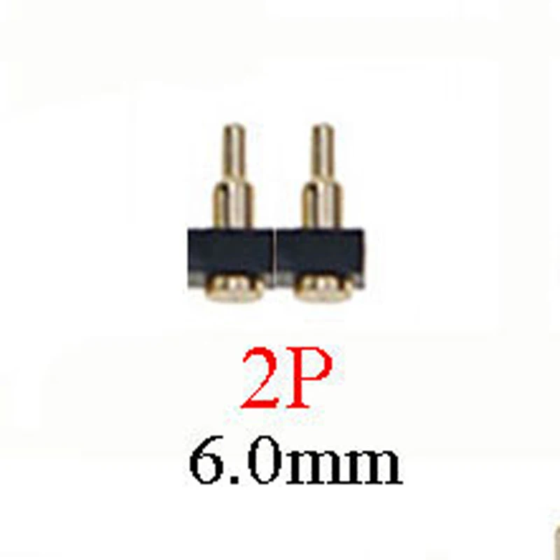 Cltgxdd 1piece SMT DIP Pogo pin connector Pogopin battery spring loading contact test probe power charging head pin 2.54