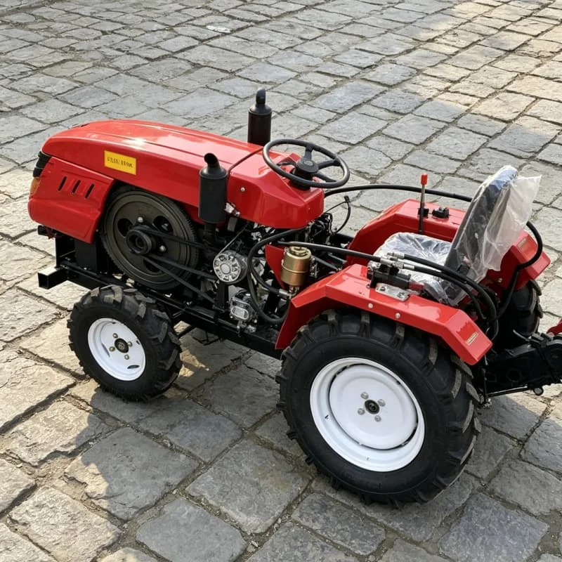 

Customized 2026 New Upgraded Ride-on Wheeled Rotary Tiller, High Horsepower 4WD Mini Cultivator