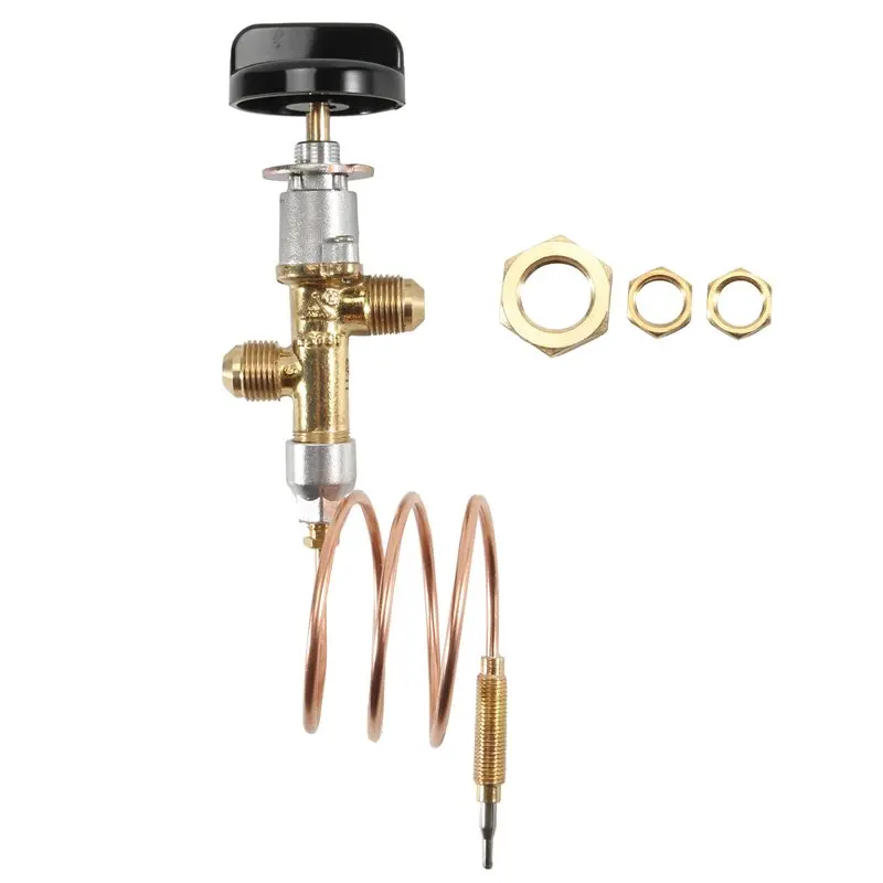 

N84R Low Pressure Gas LPG Fireplace Failure Safety Control Valve Kit Gas Heater Thermocouple Replacement 5/8-18UNF