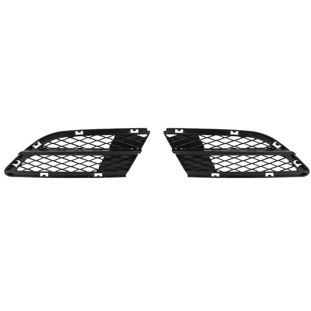 2Pcs Front Bumper Lower Fog Light Grille Mesh Grill Fit for -BMW 335I 328I E90 E91 2008-2012 51117198901 51117198902