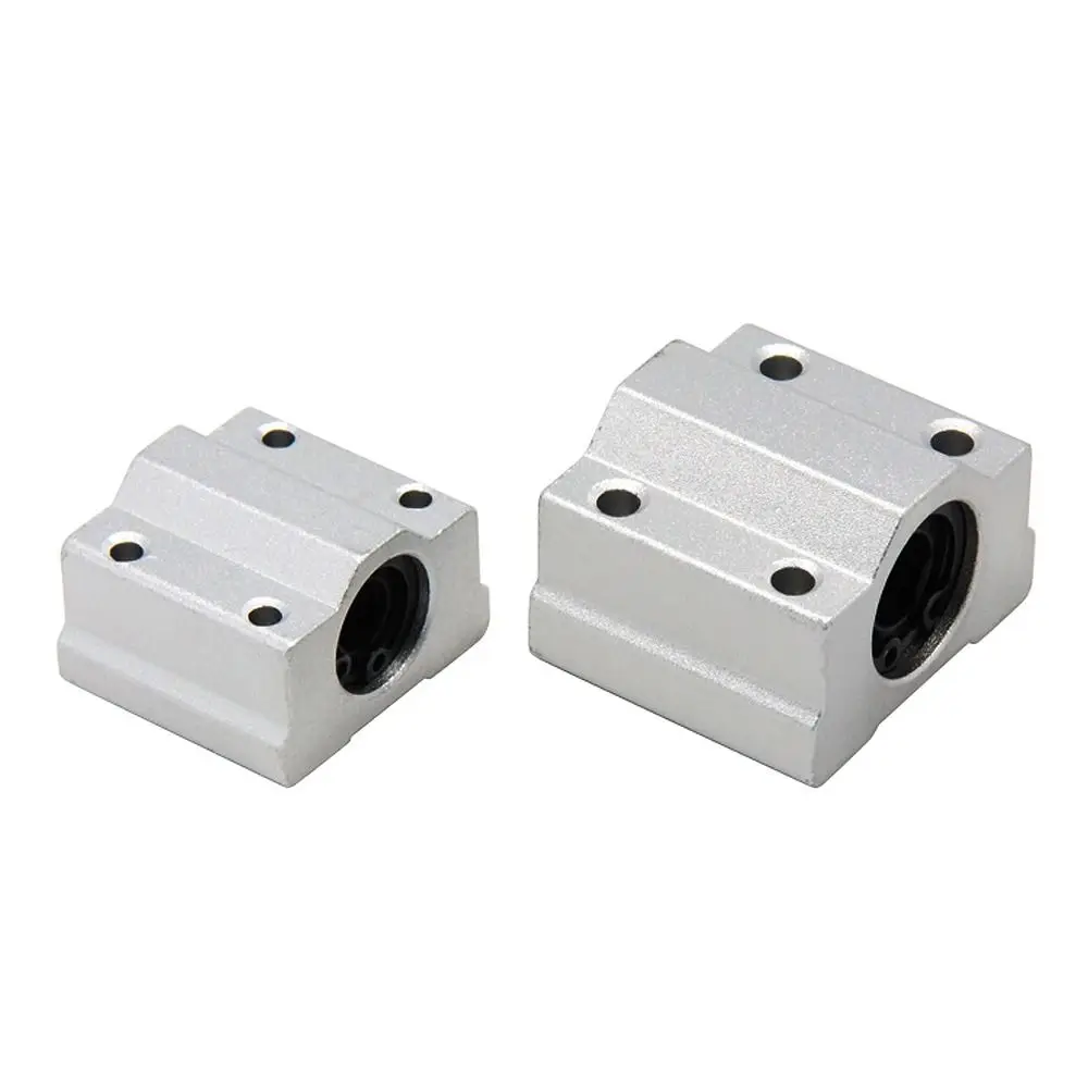 SCS8UU SCS10UU SCS12UU Linear Ball Bearing CNC Router SCS16UU SCS20UU Slide Bushing Block Aluminium Lightweight Guild Rail Shaft