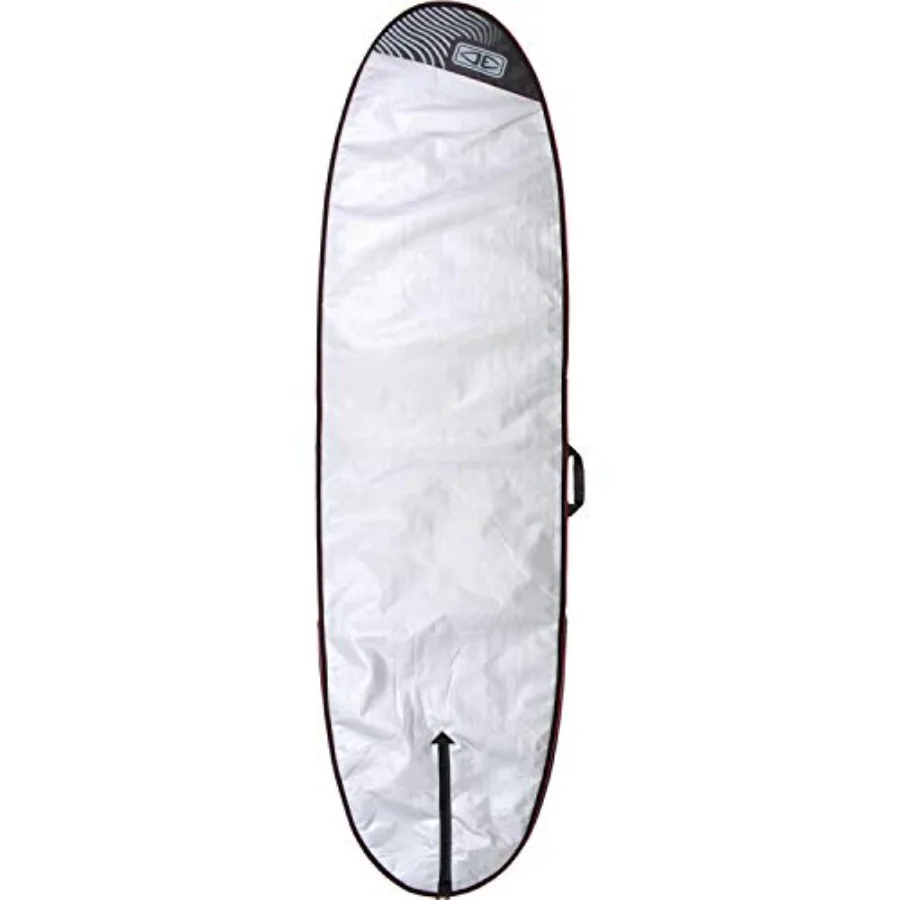 

Longboard Surfboard Bag for Surfing Silver Polyester Durable Lightweight Fits 1 Board Up to 8'6