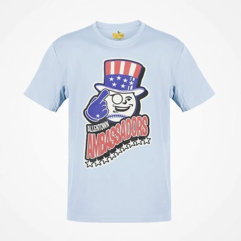 T-shirt de baseball rétro nostalgique Allentown Ambassadors