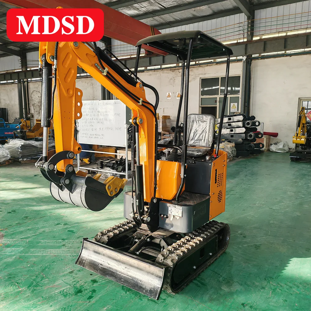 Miniescavadeira de 1,8 toneladas para Kubota Diesel Multiuso Euro 5 EPA CE Escavadeira poderosa certificada para construção de fazenda doméstica