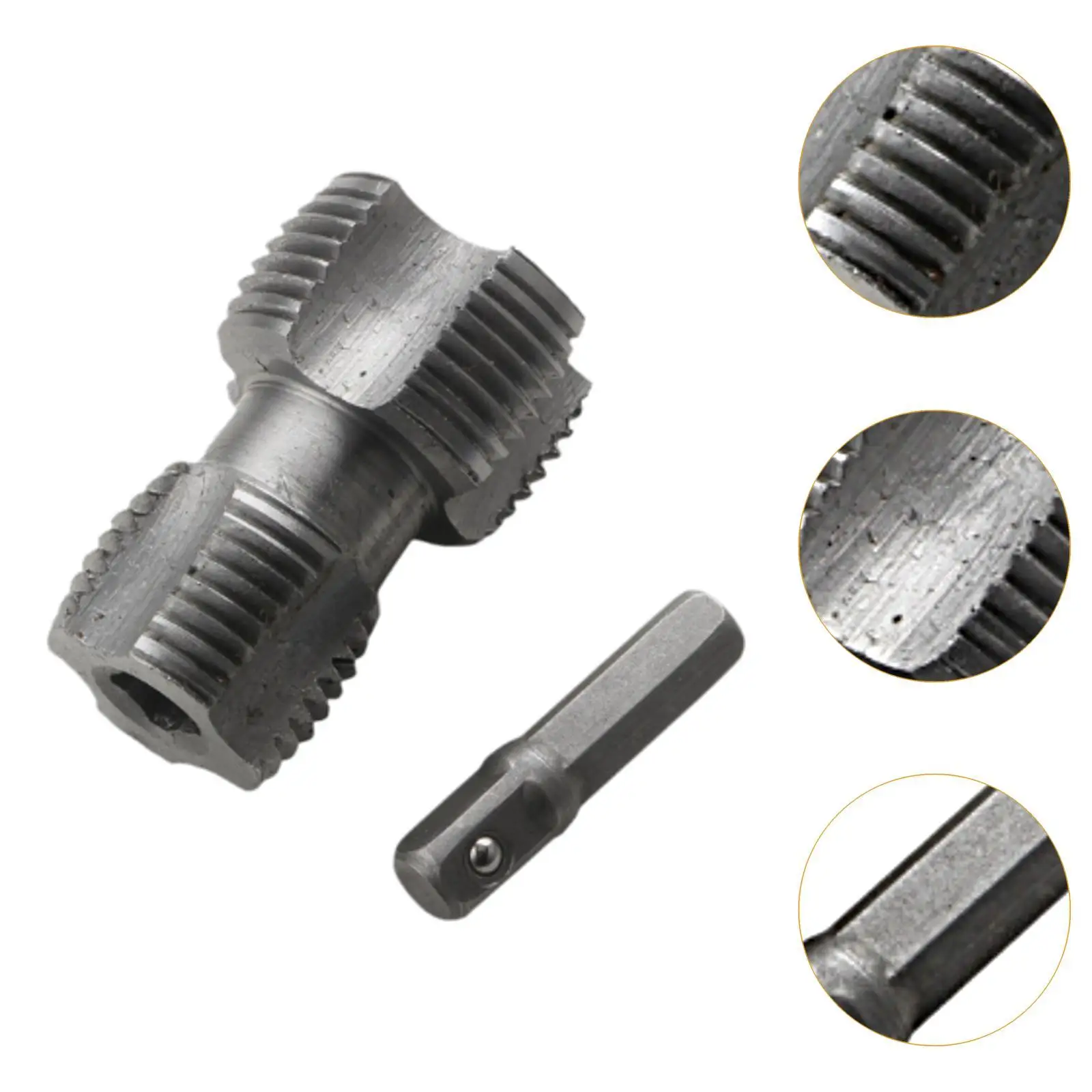 PVC Water Pipe Threader Easy to Use Threading Machine Multifunctional Opener Plumbing Tools for Garage Household Electric Drill