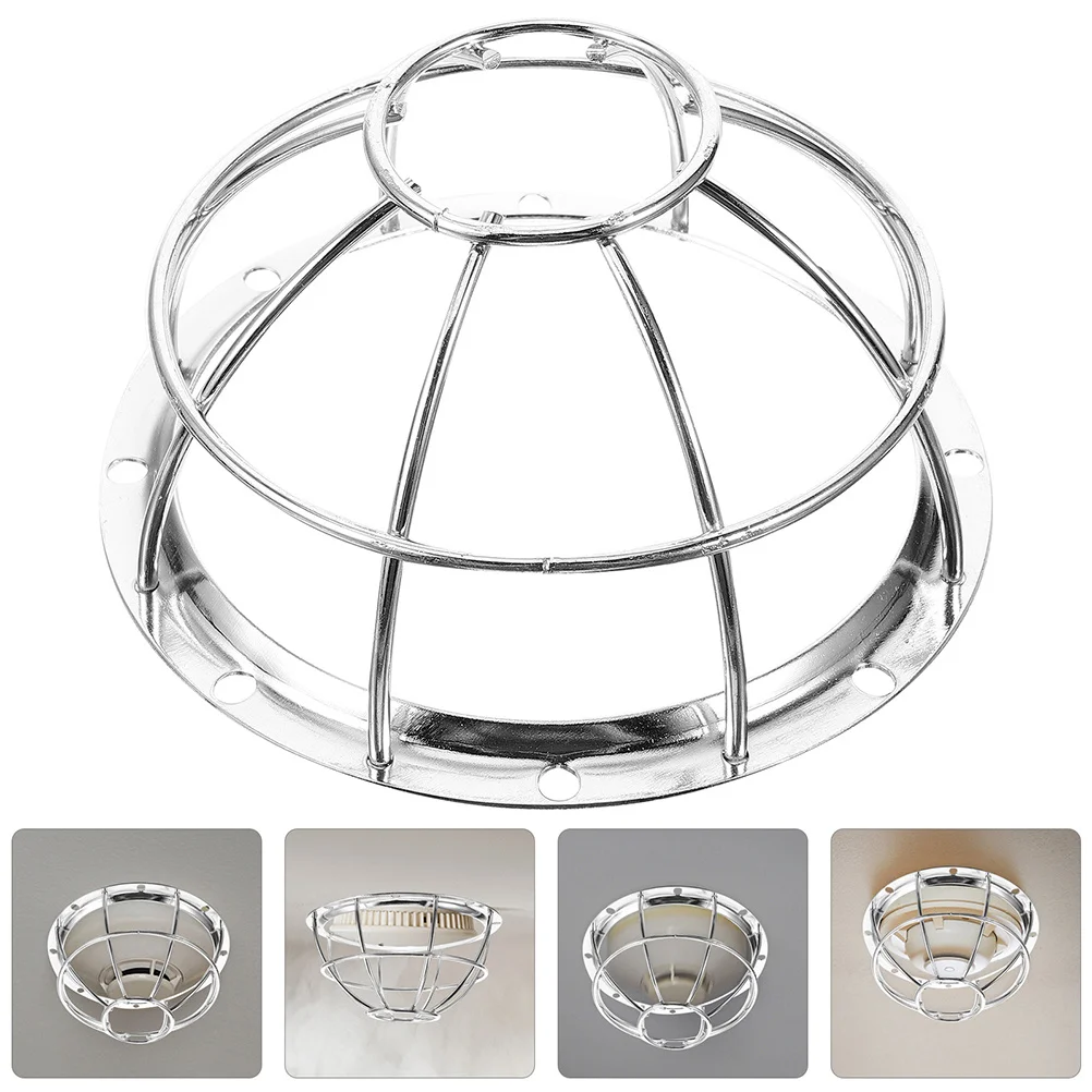 

3Pcs Smoke Covers Adjustable Base Iron Wire Mesh Guard Reliable Protective Cover for Smoke Alarms Guard